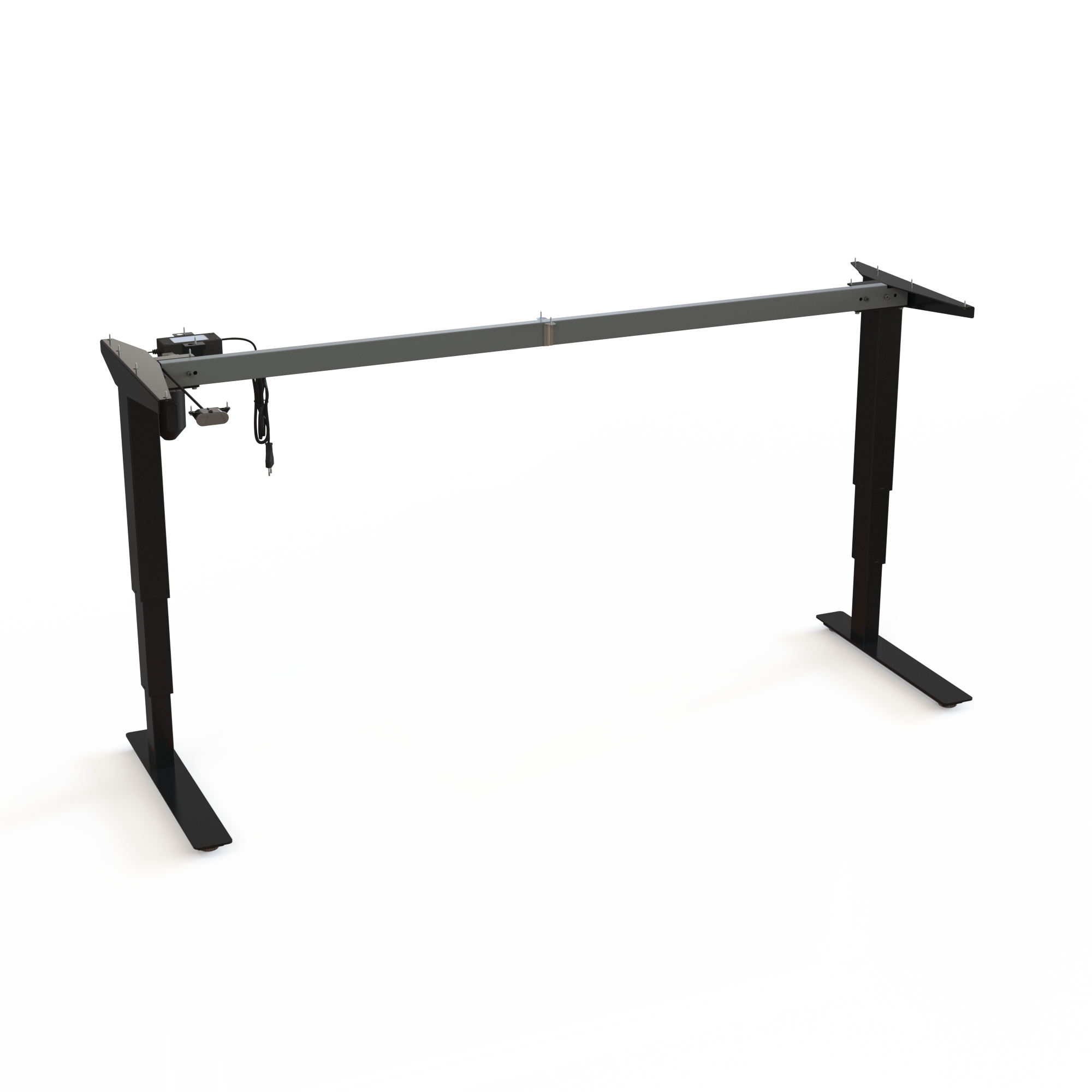 Elektrisch bureauonderstel | Breedte 172 cm | Zwart 