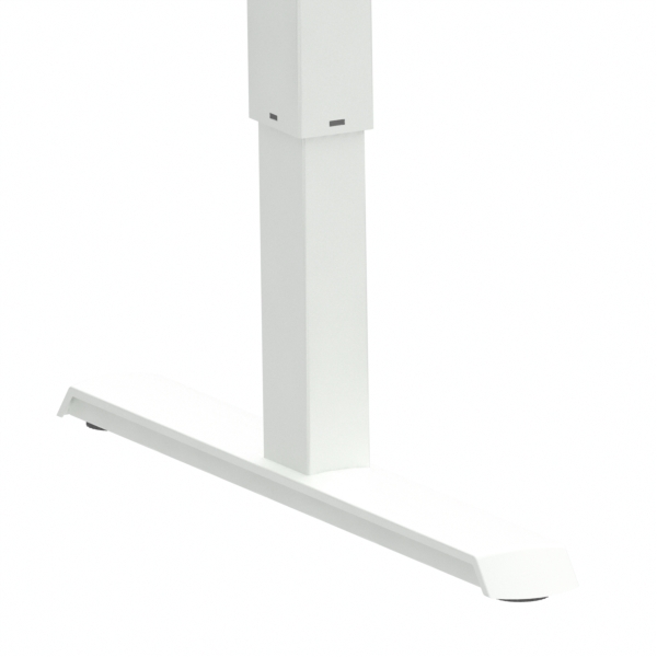Elektrisch verstelbaar bureau | 180x80 cm | Wit met wit frame