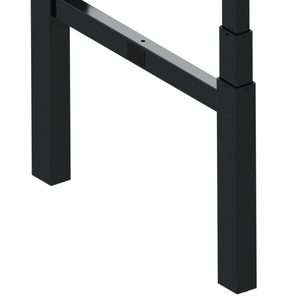 Elektrisch verstelbaar bureau | 120x60 cm | Walnoot met zwart frame