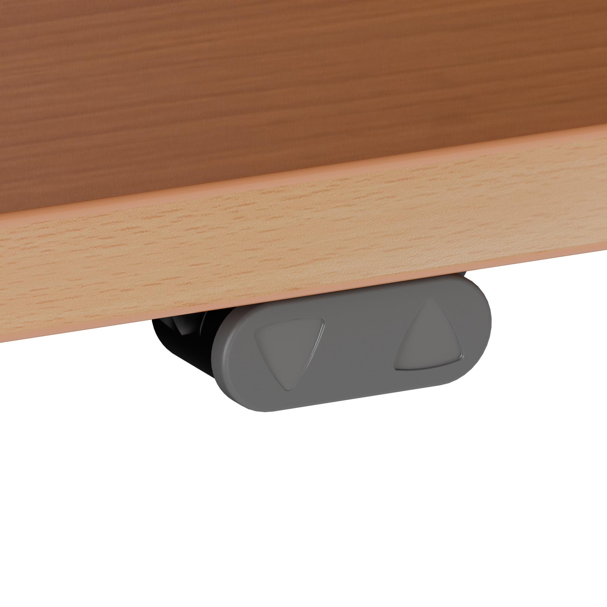 Elektrisch verstelbaar bureau | 160x80 cm | Beuken met zwart frame